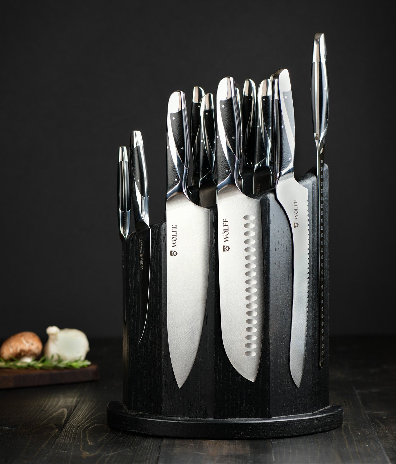 Wölfe 14-Piece Cutlery Set with Magnetic Block – Wölfe Cutlery