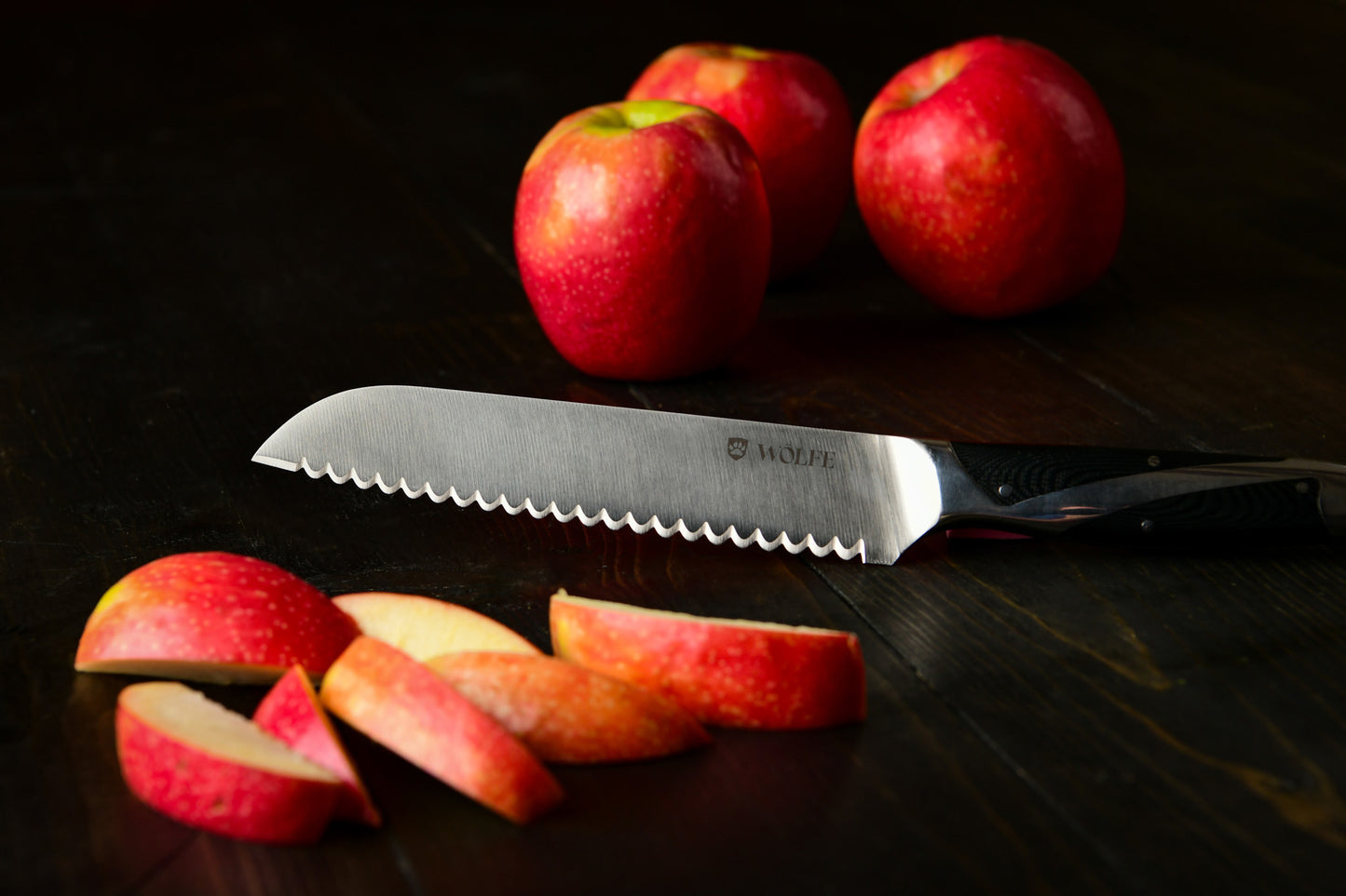 Wölfe 6" Scalloped Utility Knife