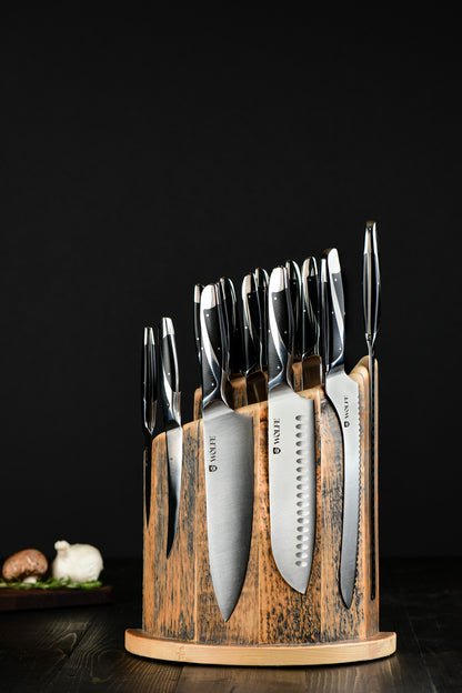 Wölfe 7-Piece Cutlery Set with Magnetic Block